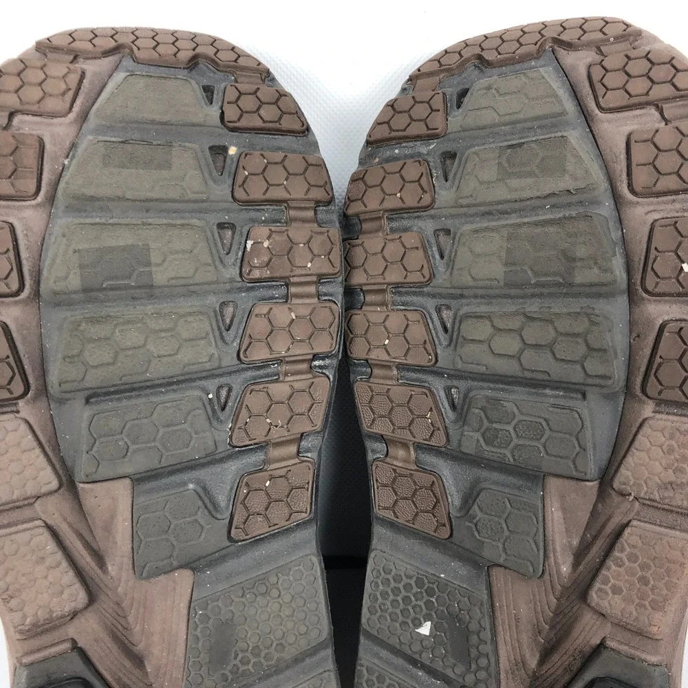 Hoka One Gaviota LTR Brown Leather Walking Shoes Mens 11.5 1019574 DSBC